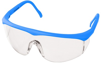 Full  Protective Eyewear  Colored Frame